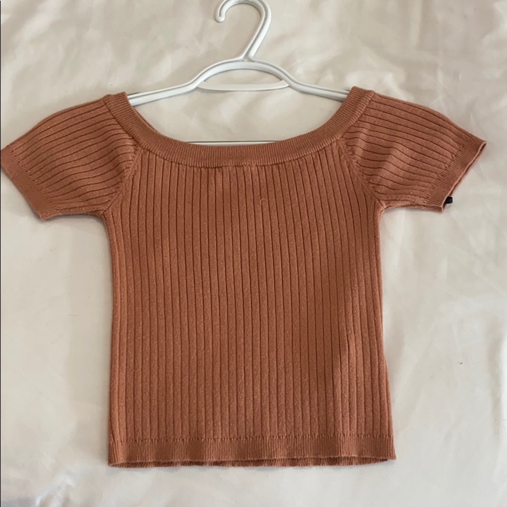 semi off the shoulder shirt from Forever 21